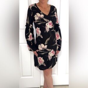 White House Black Market Elegant Black Dress